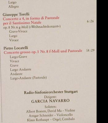 V.A.Weihnachtskonzerte: Bach,Händel,Corelli.., Sonocord(26 524-9), D, 1985 - LP - L2837 - 5,00 Euro