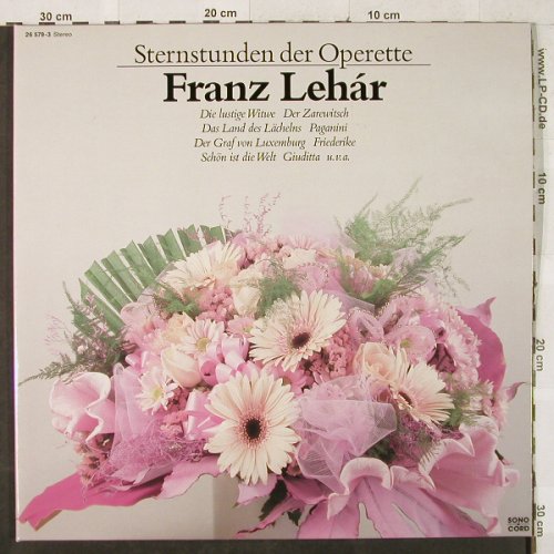 Lehar,Franz: Sternstunden der Operette,Foc,ClubE, Sonocord(26 579-3), D, 1990 - 2LP - L2839 - 6,50 Euro