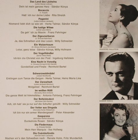V.A.Das Grosse Operetten-: Wunschkonzert, 16 Tr., Polydor (237 175), D, 1965 Typ: LP Best.-Nr.: L2844 Preis: 5,00 Euro