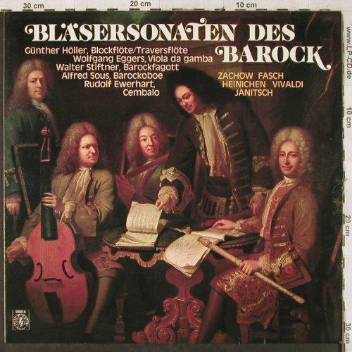 V.A.Bläsersonaten des Barock: Zachow,Fasch,Heinichen,Vivaldi..., Orbis(42 468 9), D, 1985 - LP - L2848 - 5,00 Euro