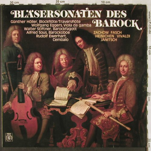 V.A.Bläsersonaten des Barock: Zachow,Fasch,Heinichen,Vivaldi..., Orbis (42 468 9), D, 1985 Typ: LP Best.-Nr.: L2848 Preis: 5,00 Euro