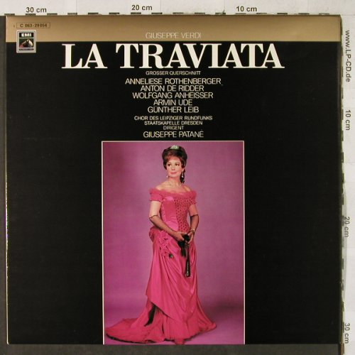 Verdi,Giuseppe: La Traviata - Querschnitt, EMI (C 063-29 054), D, 1972 Typ: LP Best.-Nr.: L2858 Preis: 5,00 Euro