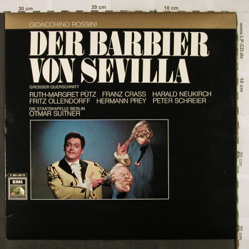 Rossini,Gioacchino: Der Barbier von Sevilla-Quers.i.deu, EMI(C 063-28 172), D,  - LP - L2861 - 5,00 Euro