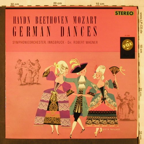 Haydn,Joseph / Beethoven / Mozart: German Dances, Vox (PL 12.580), F, 1965 Typ: LP Best.-Nr.: L2864 Preis: 7,50 Euro