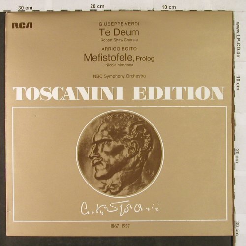 Verdi,Giuseppe / A.Boito: Te Deum/Mefistofele, whMuster, RCA(AT 131), D,  - LP - L2865 - 6,00 Euro