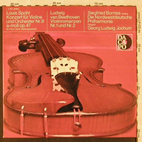 Spohr,Louis / Beethoven: Konzert für Violine & Orch.Nr.8, Dacapo(C 047-28 093), D,  - LP - L2868 - 7,50 Euro