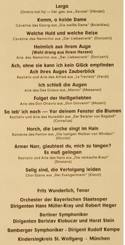 Wunderlich,Fritz: Komm,O Holde Dame, Electrola(C 063-28 420), D,Ri,  - LP - L2873 - 7,50 Euro