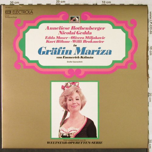 Kalman,Emmerich: Gräfin Mariza - Gr.Querschnitt, EMI(28 692-2), D, ClubEd., 1972 - LP - L2887 - 5,00 Euro
