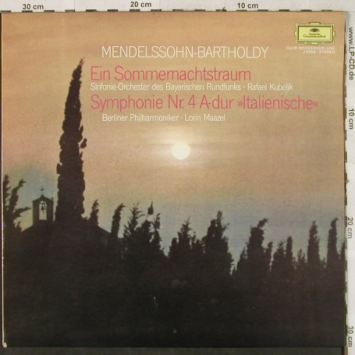 Mendelssohn Bartholdy,Felix: Ein Sommernachtstraum/Symph Nr.4, D.Gr.,Club Ed(J 842/6), D, Ri, 1965 - LP - L2893 - 5,00 Euro