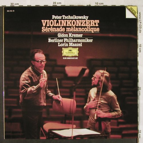 Tschaikowsky,Peter: Violinkonzert D-dur/Serenade Melanc, D.Gr.Club Ed. (26 213-9), D,Ri, 1980 Typ: LP Best.-Nr.: L2906 Preis: 7,50 Euro