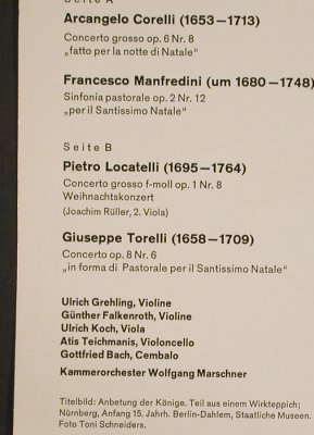 V.A.Festliches Weihnachtskonzert: Pastoral-Sinfonien u.-Concerti ital, Christophorus (SCGLX 75 946), D Typ: LP Best.-Nr.: L2914 Preis: 6,50 Euro