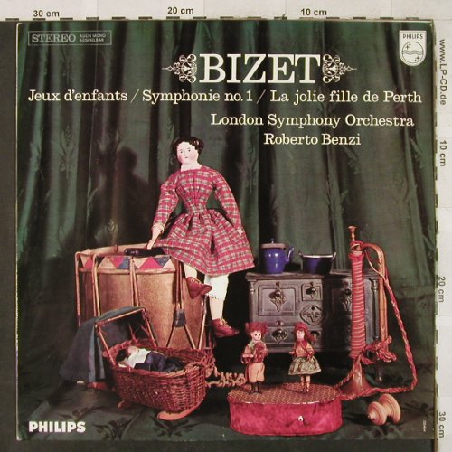 Bizet,Georges: Sinfonie Nr.1/Jeux d'enfants/La jol, Philips(835 324 DXY), NL,VG+/m-,  - LP - L2916 - 3,00 Euro