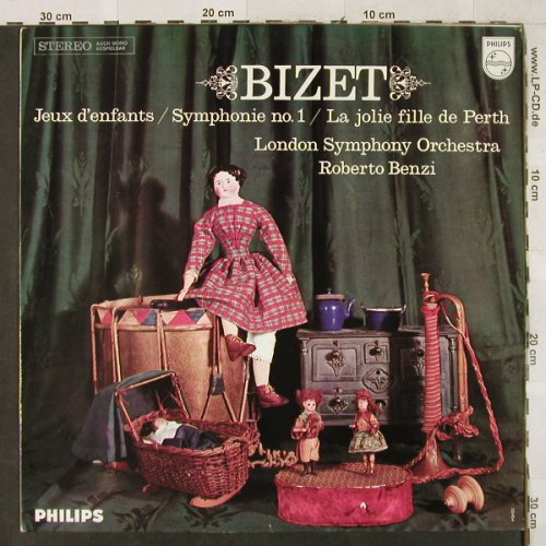 Bizet,Georges: Sinfonie Nr.1/Jeux d'enfants/La jol, Philips(835 324 DXY), NL,VG+/m-,  - LP - L2916 - 3,00 Euro