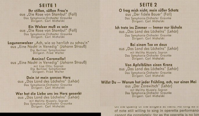 Wunderlich,Fritz: Ein Walzer muss es sein, EMI Columbia(C 061-28 064), D,  - LP - L2918 - 5,00 Euro