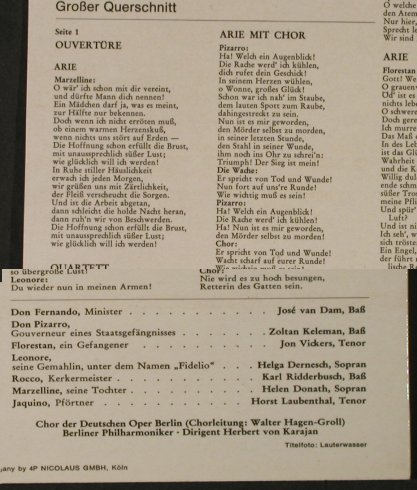 Beethoven,Ludwig van: Fidelio-Gr.Querschnitt, EMI(29 621-0), D,Club Ed.,  - LP - L2922 - 6,00 Euro