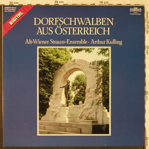 V.A.Dorfschwalben aus Österreich: Josef Strauss,Lanner..., Intercord (26 840-9), D, Club Ed, 1983 Typ: LP Best.-Nr.: L2925 Preis: 6,00 Euro