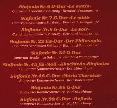 Haydn,Joseph: Die schönsten Sinfonien, Box, Intercord(26 821-9), D,ClubEd.,  - LP*4 - L2927 - 9,00 Euro