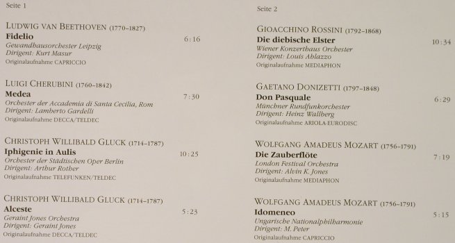 V.A.Zauber der Overtüre: Die schönsten klassischen Vorspiele, Sonocord(26 521-5), D,Box,  - 3LP - L2928 - 7,50 Euro