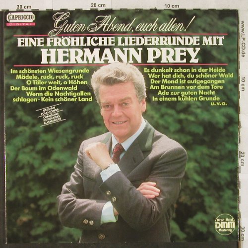 Prey,Herman: Eine fröhliche Liederrunde mit, Foc, Capriccio (C 27 129), D, 1986 Typ: LP Best.-Nr.: L2972 Preis: 6,00 Euro