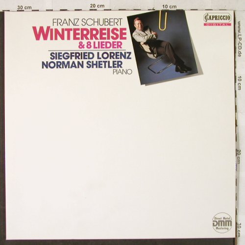 Schubert,Franz: Winterreise & 8 Lieder, Foc, Capriccio(C 30 161/1-2), D, 1987 - 2LP - L2980 - 9,00 Euro