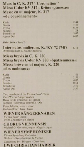 Mozart,Wolfgang Amadeus: Krönungsmesse KV 317/Spatzenmesse, Philips (411 139-1), NL, 1983 Typ: LP Best.-Nr.: L2986 Preis: 7,50 Euro