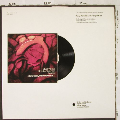 Wagner,Richard: Ring des Nibelungen-Auszüge, Foc, D.Gr./B.Keysselitz Nr.28(419 003-1), D, m/vg+,  - LP - L2996 - 4,00 Euro