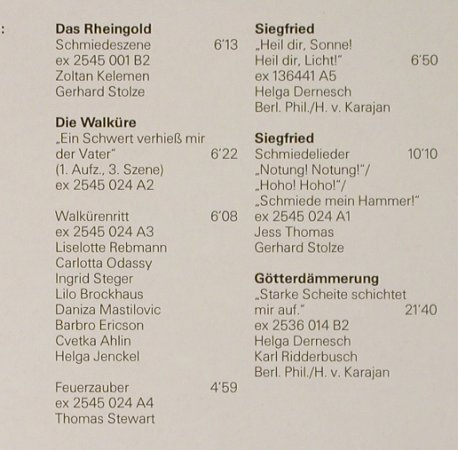 Wagner,Richard: Ring des Nibelungen-Auszüge, Foc, D.Gr./B.Keysselitz Nr.28(419 003-1), D, m/vg+,  - LP - L2996 - 4,00 Euro