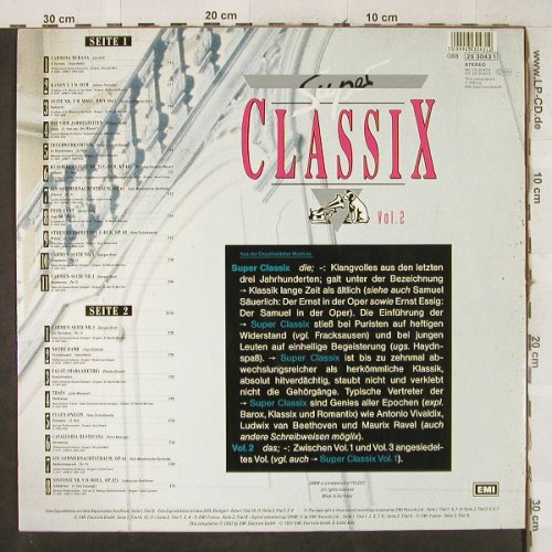 V.A.Super Classix Vol.2: Orff...Beethoven, EMI(25 3043 1), D, 1991 - LP - L3009 - 5,50 Euro