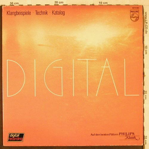 V.A.Digital: Klangbeispiele,Technik,Katalog,Foc, Philips(6570 993), NL, 1981 - LP - L3010 - 4,00 Euro