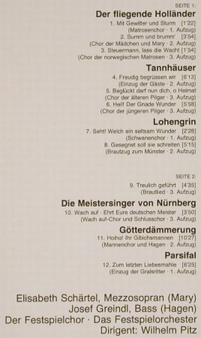 Wagner,Richard: Wagner-Chöre aus Bayreuth, D.Gr. Resonance(2535 180), D, Ri, 1958 - LP - L3013 - 5,00 Euro