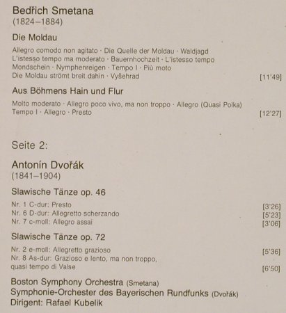Smetana,Friedrich / Antonin Dvorak: Die Moldau/Slawische Tänze op.46,72, D.Gr.Favorit(2535 632), D,Ri, 1979 - LP - L3027 - 4,00 Euro