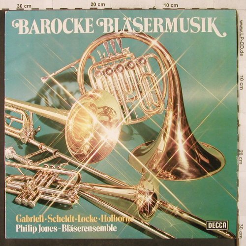 V.A.Barocke Bläsermusik: Gabrieli,Scheidt, Locke,Holborne, Decca (6.42252 AS), D, 1977 Typ: LP Best.-Nr.: L3029 Preis: 5,00 Euro