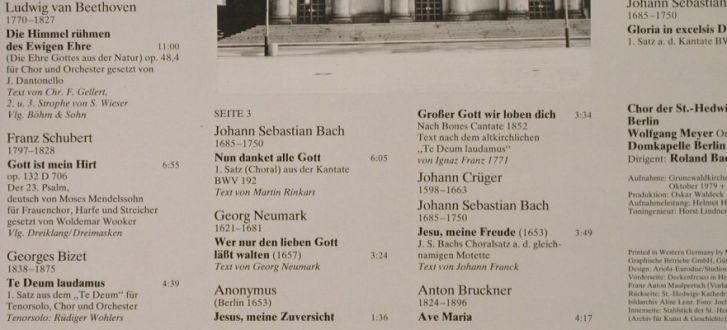 V.A.Halleluja: Festliche Chöre, Foc, Parnass (31 395 7), D,Club Ed., 1980 Typ: 2LP Best.-Nr.: L3069 Preis: 5,00 Euro