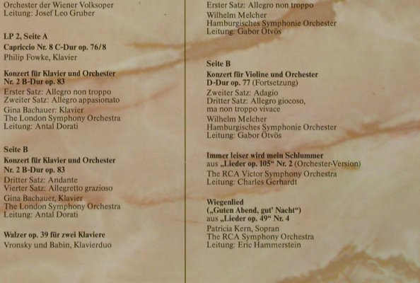 Brahms,Johannes: Klassische Kostbarkeiten, Box, Das Beste(KKL 5915), D,  - 4LP - L3090 - 12,50 Euro