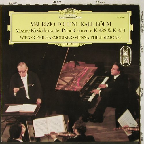 Mozart,Wolfgang Amadeus: Klavierkonzerte K 488 & K 459, D.Gr.(2530 716), D, 1976 - LP - L3122 - 6,00 Euro