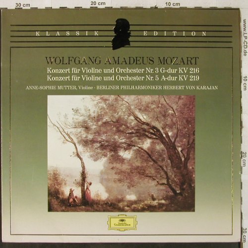 Mozart,Wolfgang Amadeus: Violinkonzert Nr.3, D.Gr. (40 736 1), D, DSC Typ: LP Best.-Nr.: L3124 Preis: 5,00 Euro