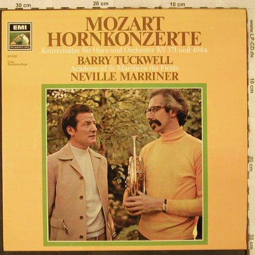 Mozart,Wolfgang Amadeus: Hornkonzerte, KV 371 und 494a, EMI(62 402), D, 1972 - LP - L3137 - 6,00 Euro