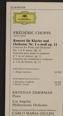 Chopin,Frederic: Klavierkonzert Nr.1,Club-Ed., D.Gr.(30 751 2), D, 1979 - LP - L3154 - 6,00 Euro