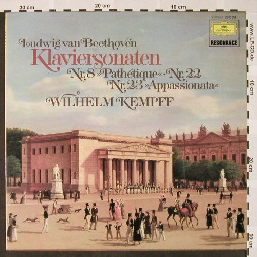 Beethoven,Ludwig van: Klaviersonaten Nr.8,22,23, D.Gr. Resonance(2535 354), D, Ri, 1965 - LP - L3160 - 7,50 Euro