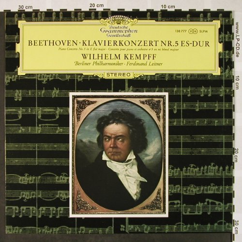 Beethoven,Ludwig van: Klavierkonzert Nr.5 Es-dur, Deutsche Gramophon(SLPM 138 777), D, Ri,  - LP - L3161 - 9,00 Euro