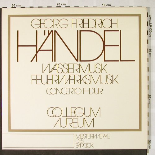 Händel,Georg Friedrich: Wasser-Feuerwerks Musik F-Dur, Harmonia Mundi/BASF(62 091), D, Foc,  - 2LP - L3165 - 7,50 Euro