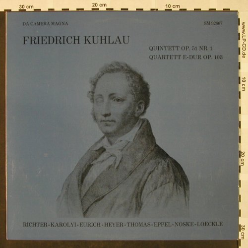 Kuhlau,Friedrich: Quintett op.51 Nr.1/Quartett E-Dur, Da Camera(SM 92807), D,  - LP - L3178 - 6,00 Euro