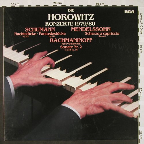 Horowitz,Vladimir: Konzerte 1979/80, RCA Red Seal (RL 13775), D, 1979 Typ: LP Best.-Nr.: L3189 Preis: 6,00 Euro