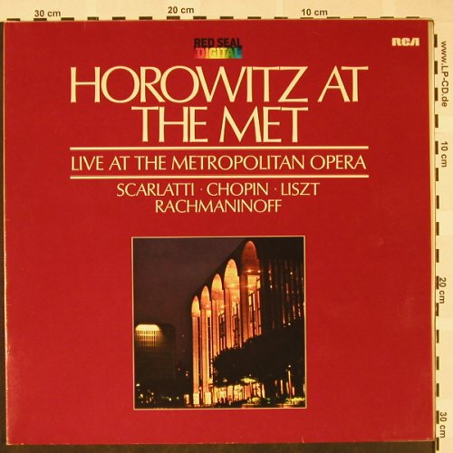 Horowitz,Vladimir: At the Met - Live at, Foc, RCA Red Seal(RL 14260), D, 1982 - LP - L3190 - 6,00 Euro