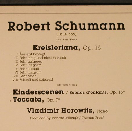 Horowitz,Vladimir: Robert Schumann, CBS (MP 39551), NL, 1984 Typ: LP Best.-Nr.: L3191 Preis: 6,00 Euro