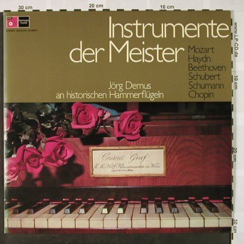Demus,Jörg: Instrumente der Meister, Foc, BASF/Harmonia Mundi (29 29069-7), D,m-/vg+ Typ: 2LP Best.-Nr.: L3201 Preis: 7,50 Euro