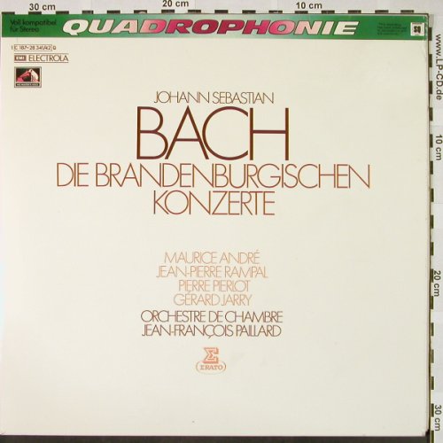 Bach,Johann Sebastian: Die Brandenburgischen Konzerte, Foc, EMI Electrola/EratoSerie(C 187-28 341/42), D, 1973 - 2LPQ - L3224 - 9,00 Euro