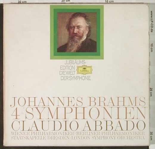 Brahms,Johannes: 4 Sinfonien, Box, m-/vg+, D.Gr.(2720 061-18), D, 1973 - 4LP - L3225 - 17,50 Euro