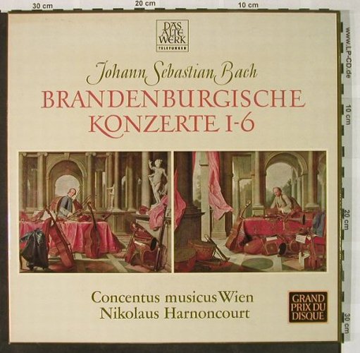 Bach,Johann Sebastian: Brandeburgische Konzerte 1-6,Box,Ri, Telefunken(6.35043 DX), D, 1975 - 2LP - L3240 - 12,50 Euro