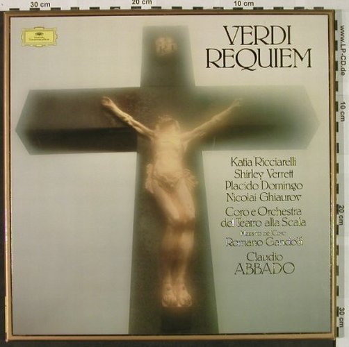 Verdi,Giuseppe: Requiem, Box, D.Gr. (2707 120), D, 1980 Typ: 2LP Best.-Nr.: L3274 Preis: 9,00 Euro